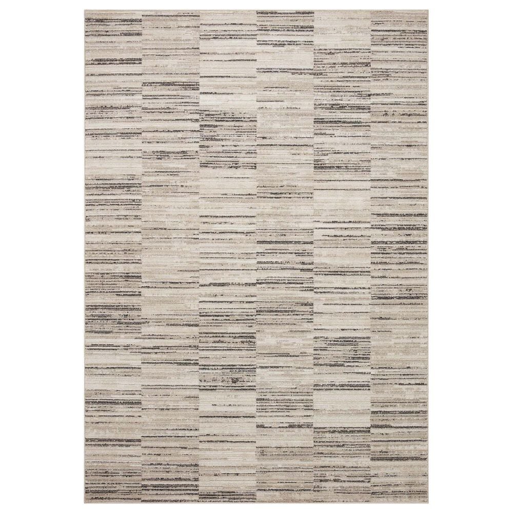 Loloi II Darby 4" x 6" Charcoal and Sand Area Rug, , large