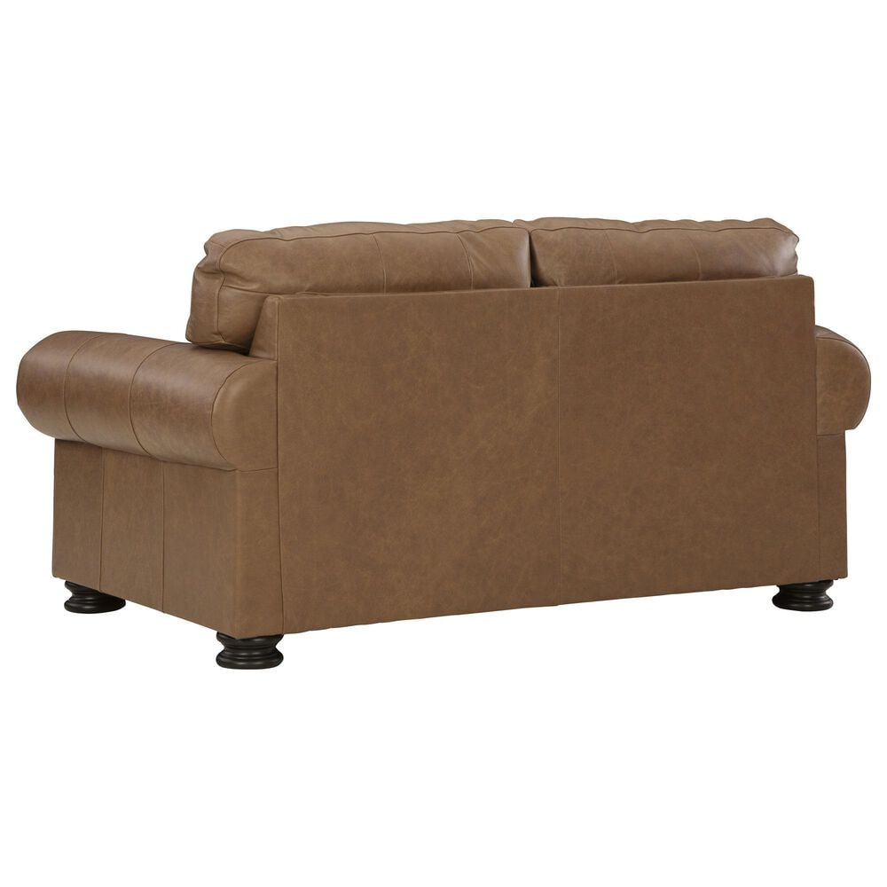 Signature Design by Ashley Carianna Stationary Loveseat in Caramel, , large