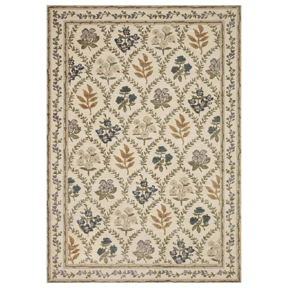 Loloi Fiore FIO-04 2"7" x 4" Ivory Area Rug, , large