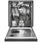 KitchenAid 24" Built-In Pocket Handle Dishwasher with FreeFlex 3rd Rack and Front Control in Black Stainless Steel, , large