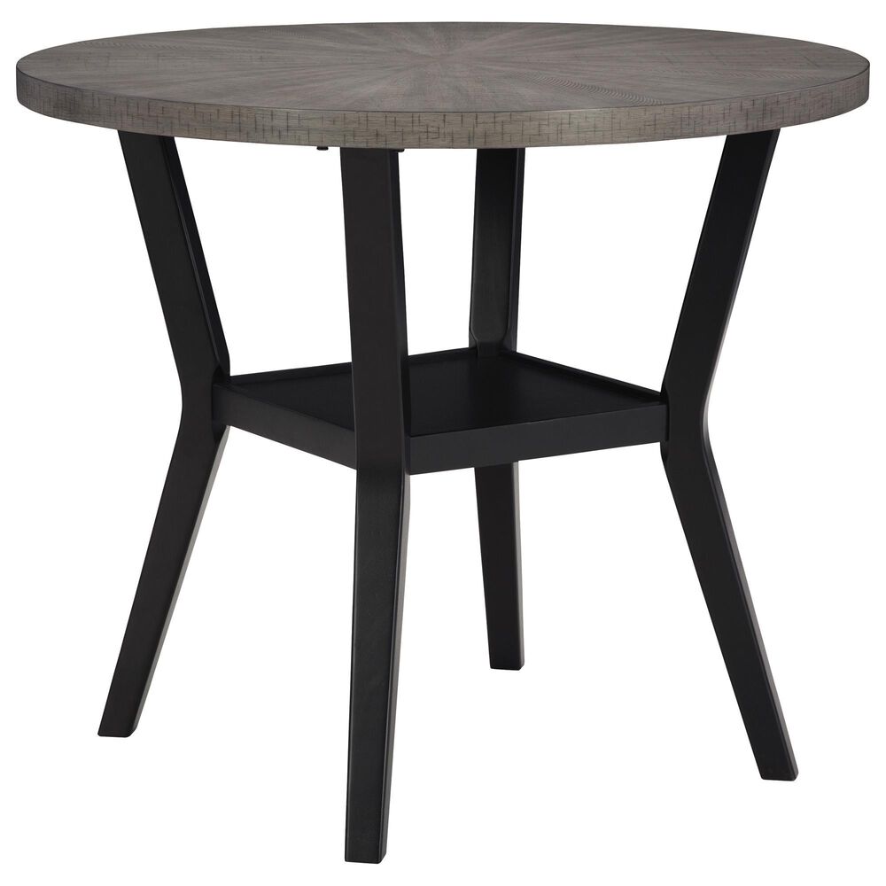 Signature Design by Ashley Corloda 5-Piece Counter Height Dining Set in Weathered Gray and Matte Black, , large