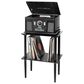 Victrola Wooden Stand for Music Center in Black, , large