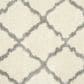 Safavieh Dallas Shag SGD257F-210 2"3" x 10" Ivory/Grey Runner, , large