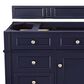 James Martin Brittany 48" Single Bathroom Vanity in Victory Blue with 3 cm Ethereal Noctis Quartz Top and Rectangle Sink, , large