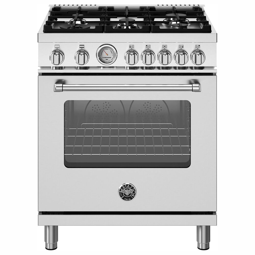 Bertazzoni Master 4.7 Cu. Ft. Freestanding Liquid Gas Range in Stainless Steel, , large