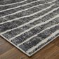 Feizy Rugs Kano 2"7" x 8" Black, Gray and Ivory Runner, , large