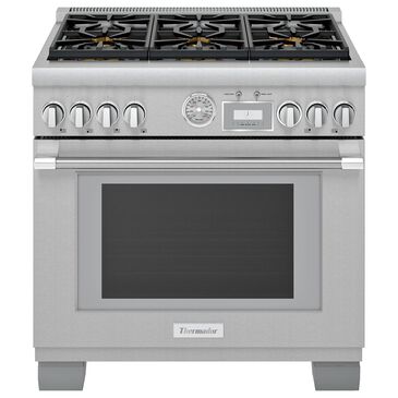 Thermador 36" Pro Grand Gas Range with 6 Burners in Stainless Steel, , large