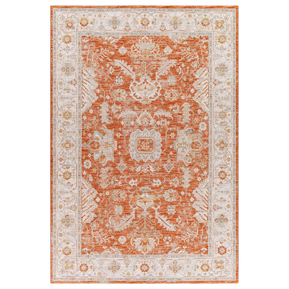 Surya Avant Garde AVT-2317 12" x 15" Orange, Blue and Beige Area Rug, , large