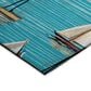 Dalyn Rug Company Harbor 2"3" x 7"6" Teal Indoor/Outdoor Runner, , large