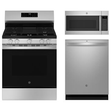 GE 3 Piece Kitchen Package in Stainless Steel, , large