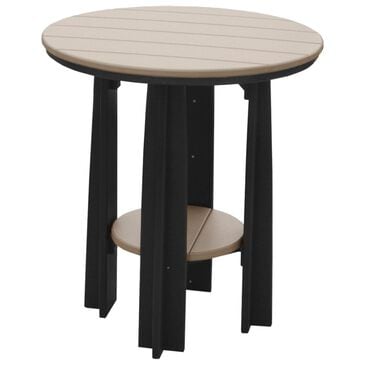 Amish Orchard Counter Height Table in Weatherwood and Black, , large