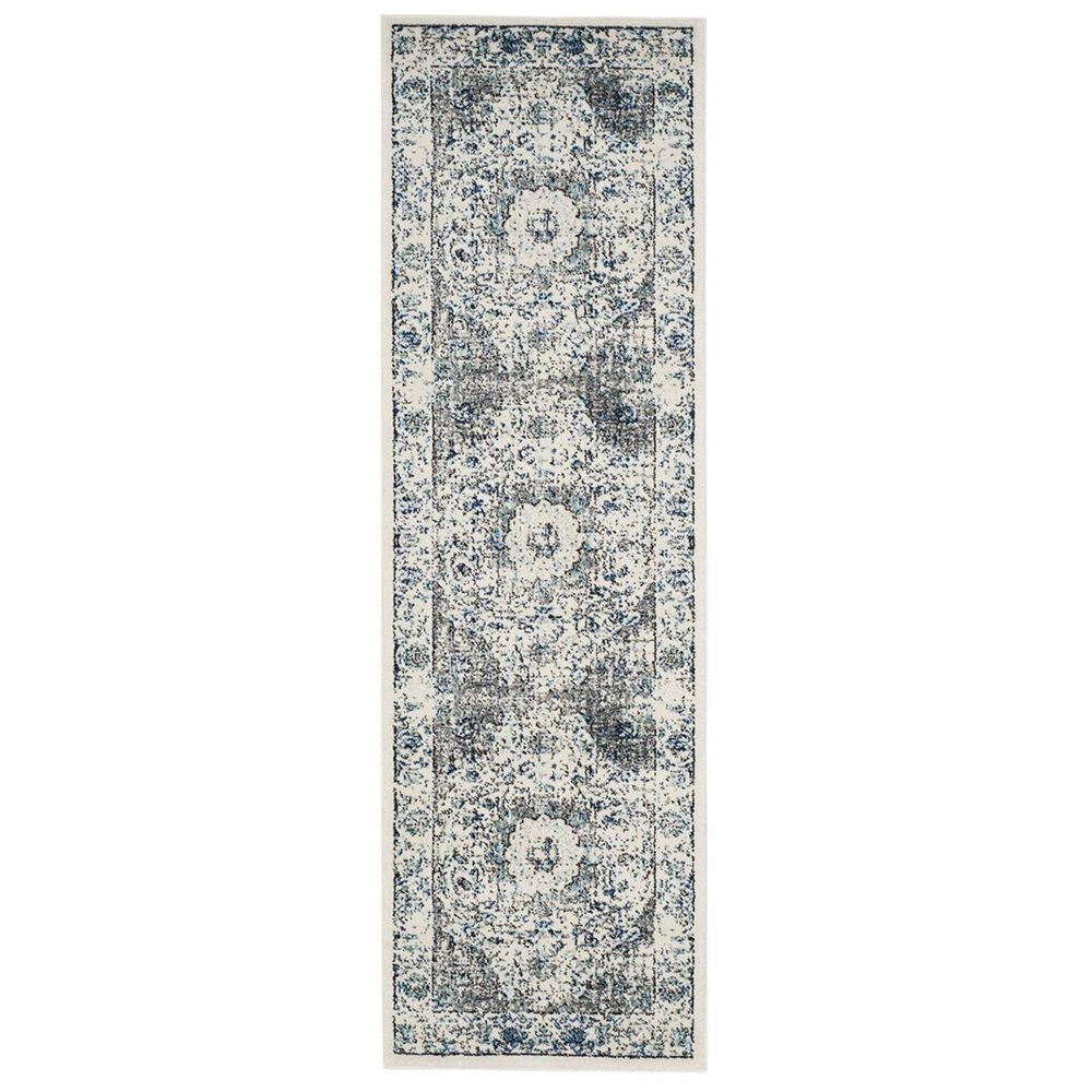 Safavieh Evoke EVK220D 2"2" x 11" Grey and Ivory Runner, , large