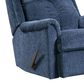 Northwestern Manual Recliner in Tahoe Blue, , large