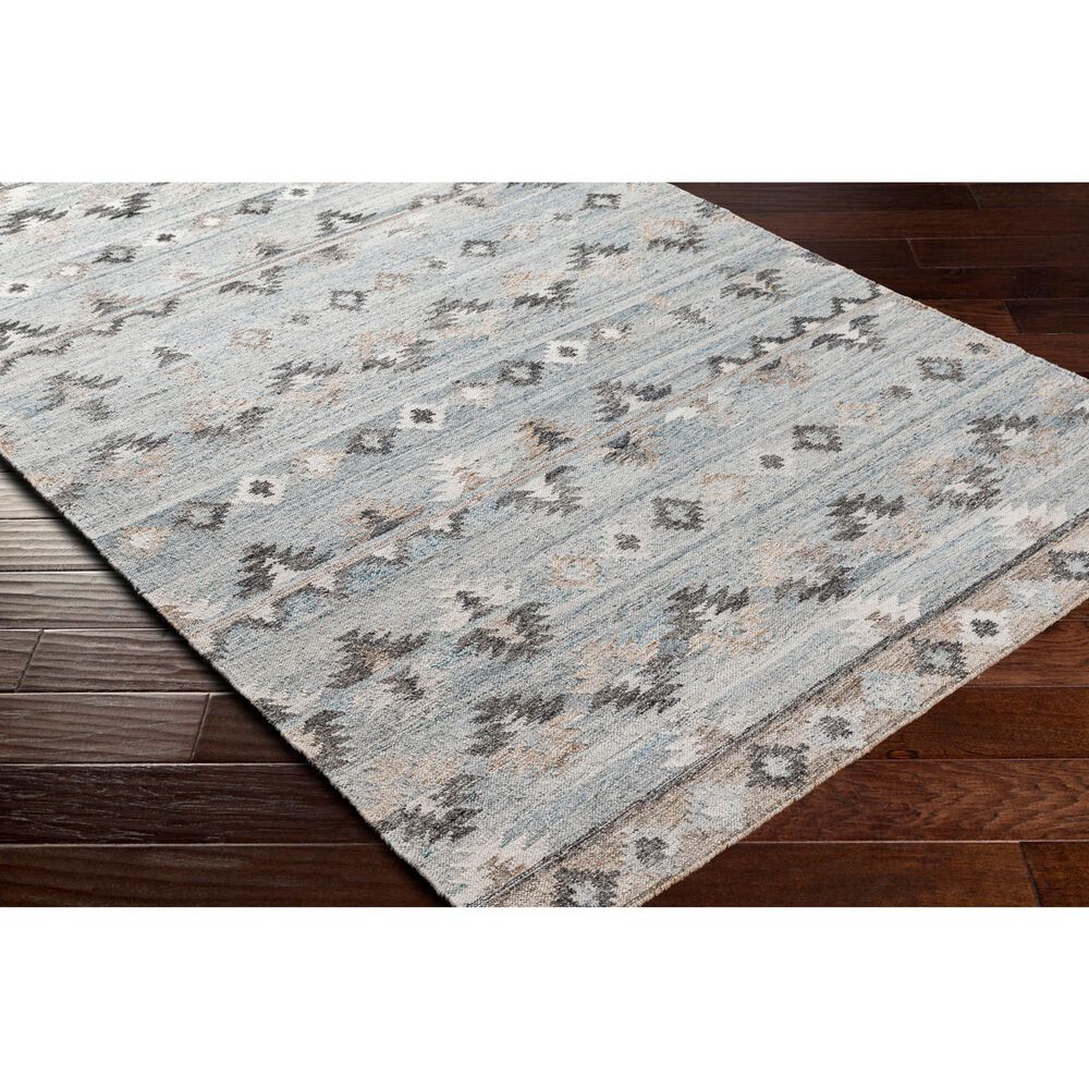 Surya Alyssa 9&#39; x 12&#39; Blue, Gray, White and Brown Area Rug, , large