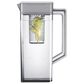 Samsung Bespoke 30 Cu. Ft. 3-Door French Door Refrigerator - White Glass Top Family Hub Panels and Matte Gray Glass Bottom Panel Included, , large