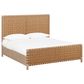 Urban Home Dorsey Queen Platform Bed with Two Nightstand in Granola, , large