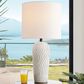 Lite Source Tyrion Outdoor Table Lamp in Light Grey, , large