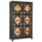 Hooker Furniture Big Sky 2 Door Display Cabinet in Black and Vintage Natural, , large