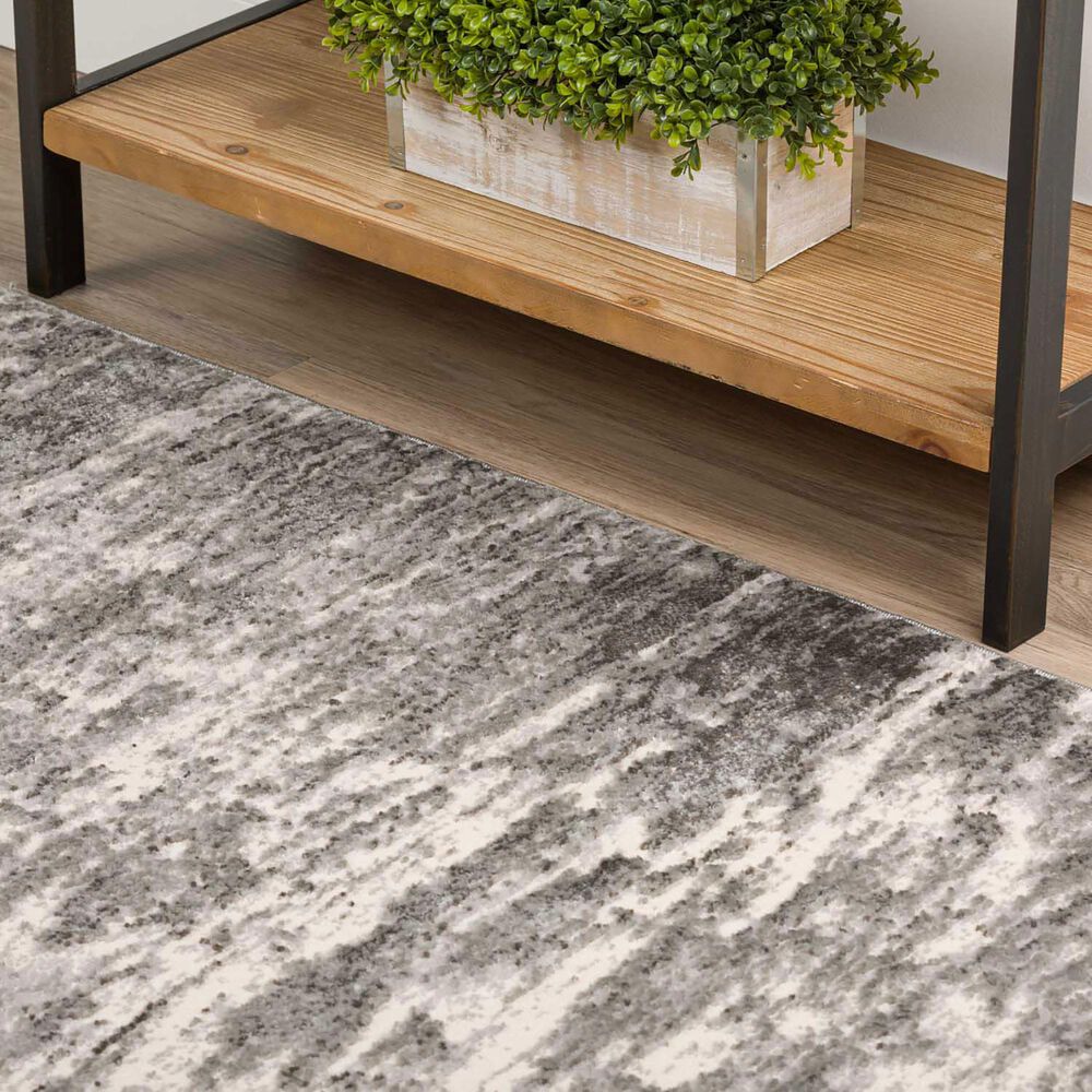 Dalyn Rug Company Karma KM17 5&#39;1&quot; x 7&#39;5&quot; Grey Area Rug, , large