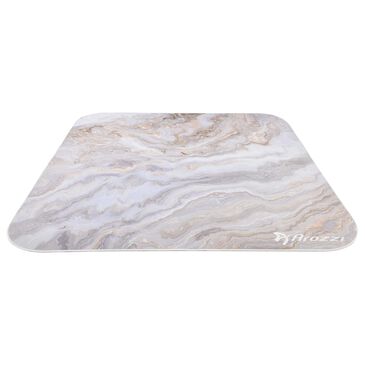 Arozzi Zona Quattro Microfiber Noise Dampening and Scratch Protection Anti-Slip Chair Mat in White Marble, , large