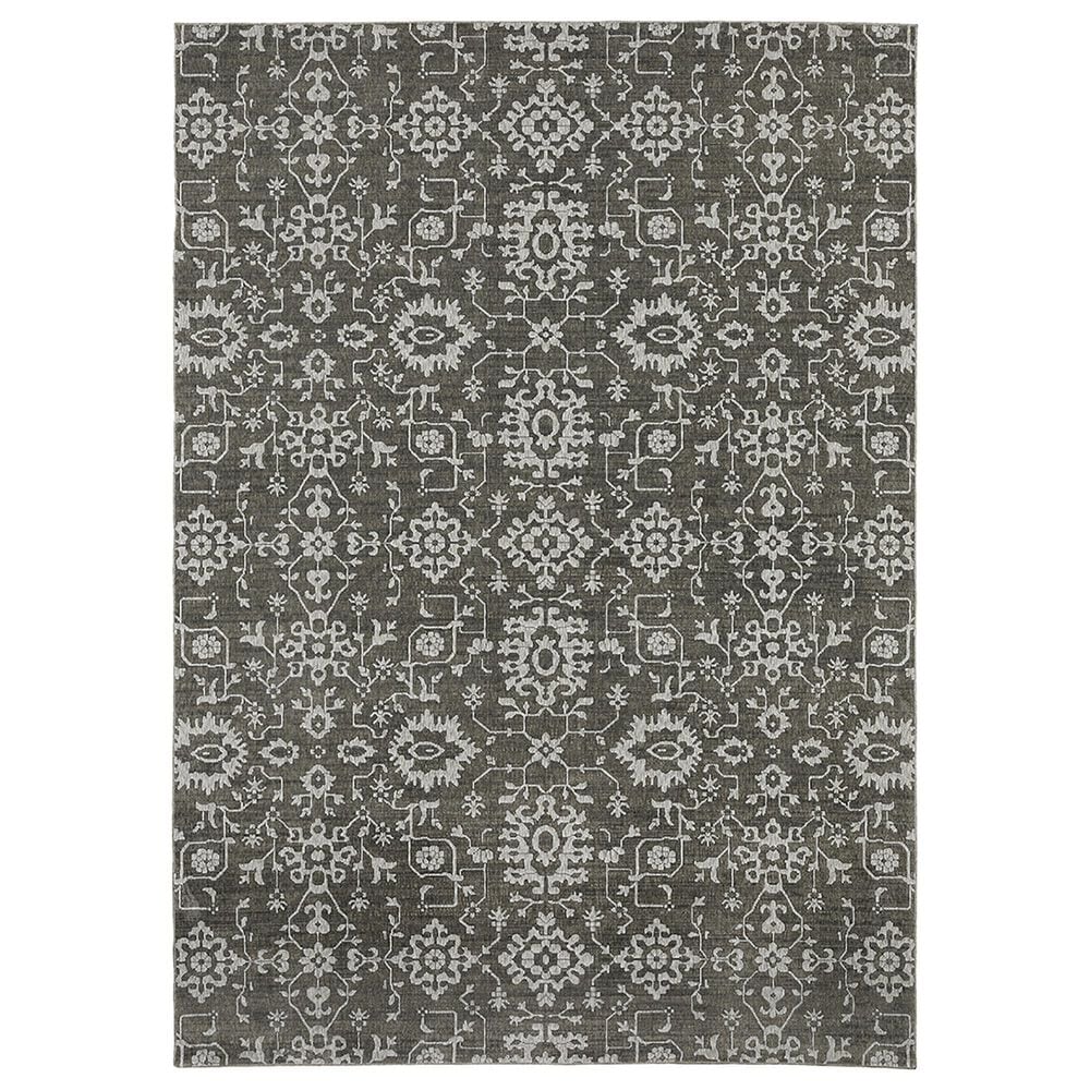 Oriental Weavers Intrigue INT09 3"10" x 5"5" Grey Area Rug, , large