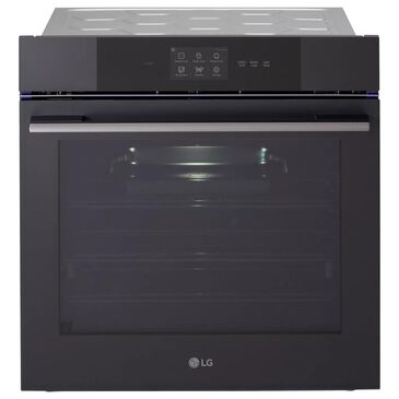 LG 24" Smart Single Wall Oven with Instaview in Matte Black, , large