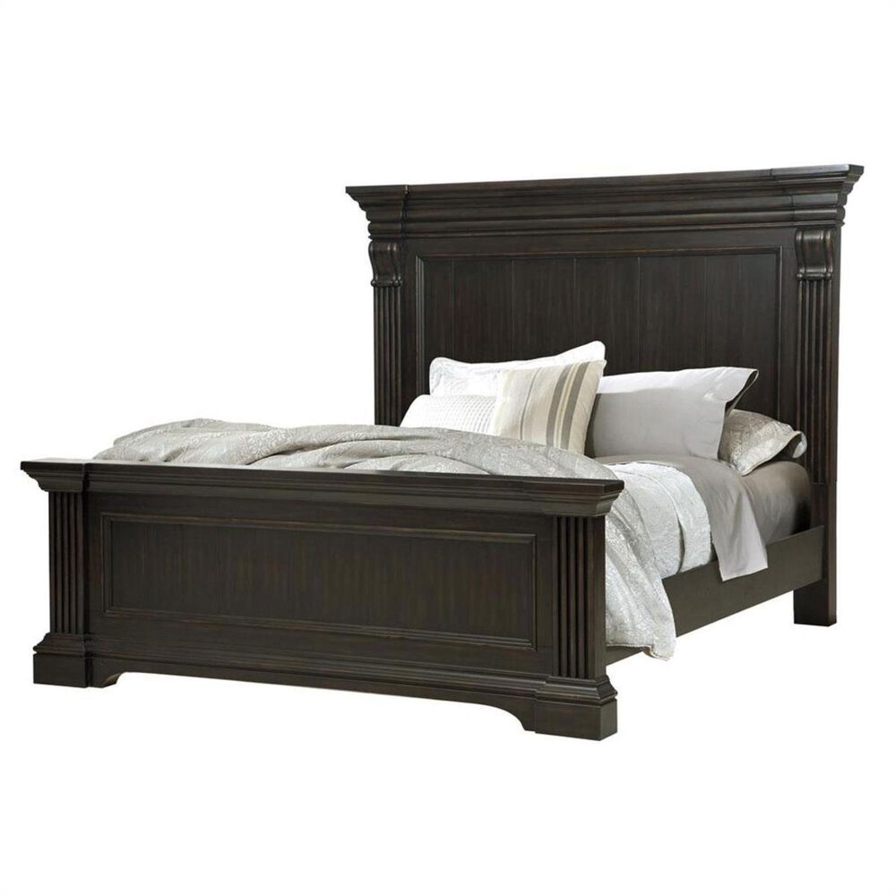 Helen Queen Wood Black-finished Bed