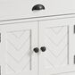 Mayberry Hill Kona 1-Drawer Nightstand in White, , large