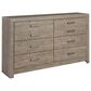 Signature Design by Ashley Culverbach 3 Piece Queen Bedroom Set in Driftwood Gray, , large