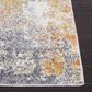 Safavieh Aston 2" x 8" Grey and Gold Runner, , large