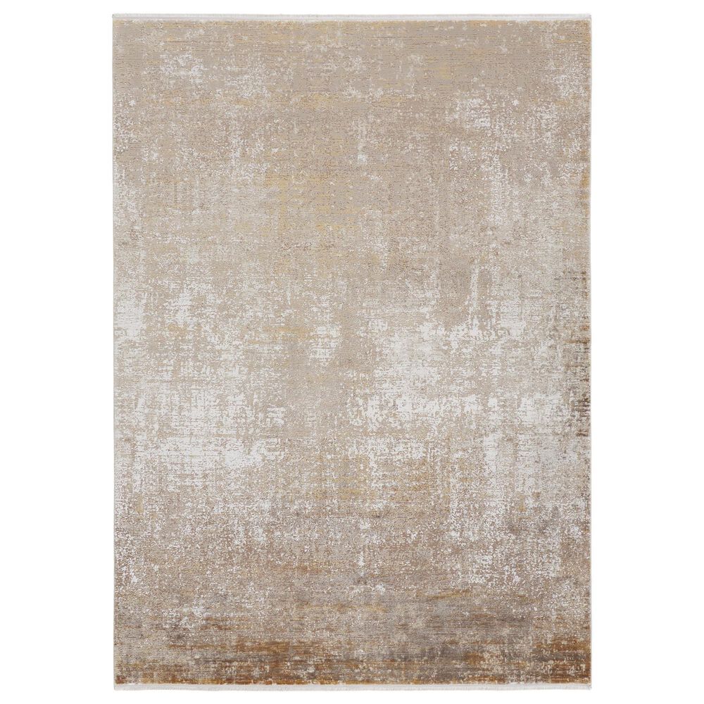 Feizy Rugs Cadiz 3"2" x 5" Beige Area Rug, , large