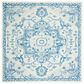 Safavieh Micro-Loop 7" Square Ivory and Blue Area Rug, , large