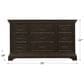 at HOME Caldwell Dresser in Caldwell Dark Brown with Black, , large