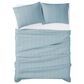 Pem America Cannon Solid 3-Piece King Quilt Cover Set in Blue, , large