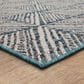 Mohawk Outdoor 92314 5"3" x 7"6" Teal Area Performance Rug, , large