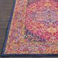 Surya Harput HAP-1009 2" x 3" Garnet, Blue and Saffron Scatter Rug, , large