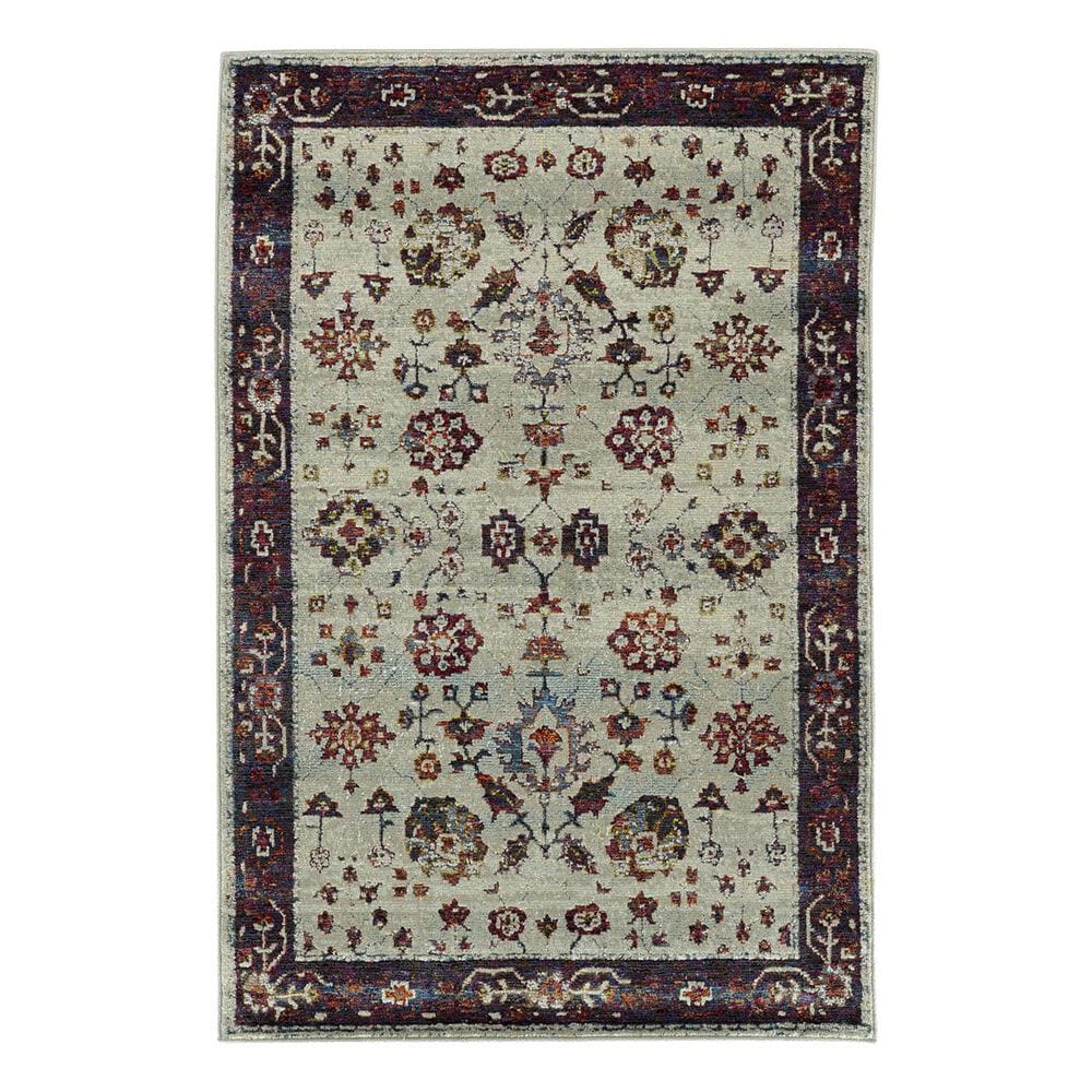 Oriental Weavers Andorra 6842D 6"7" x 9"6" Stone Area Rug, , large