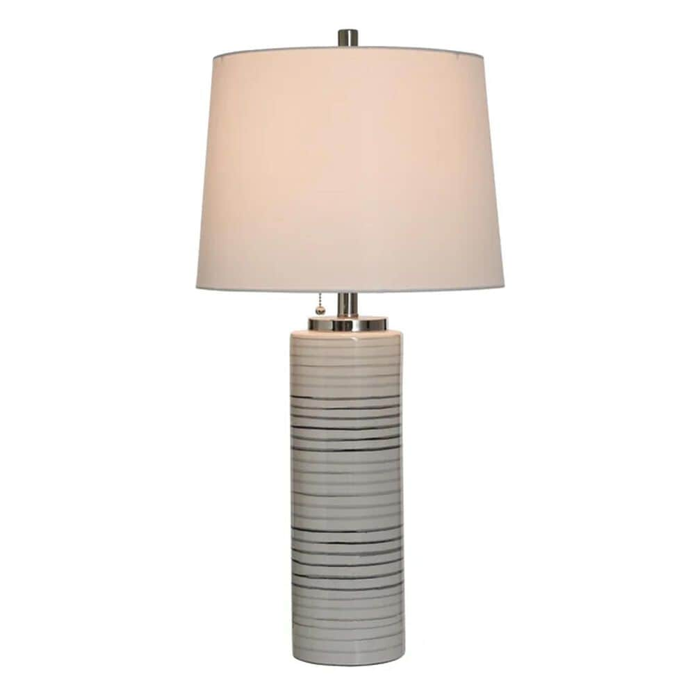 Flair Industries Mercury Warm Gray Table Lamp, , large