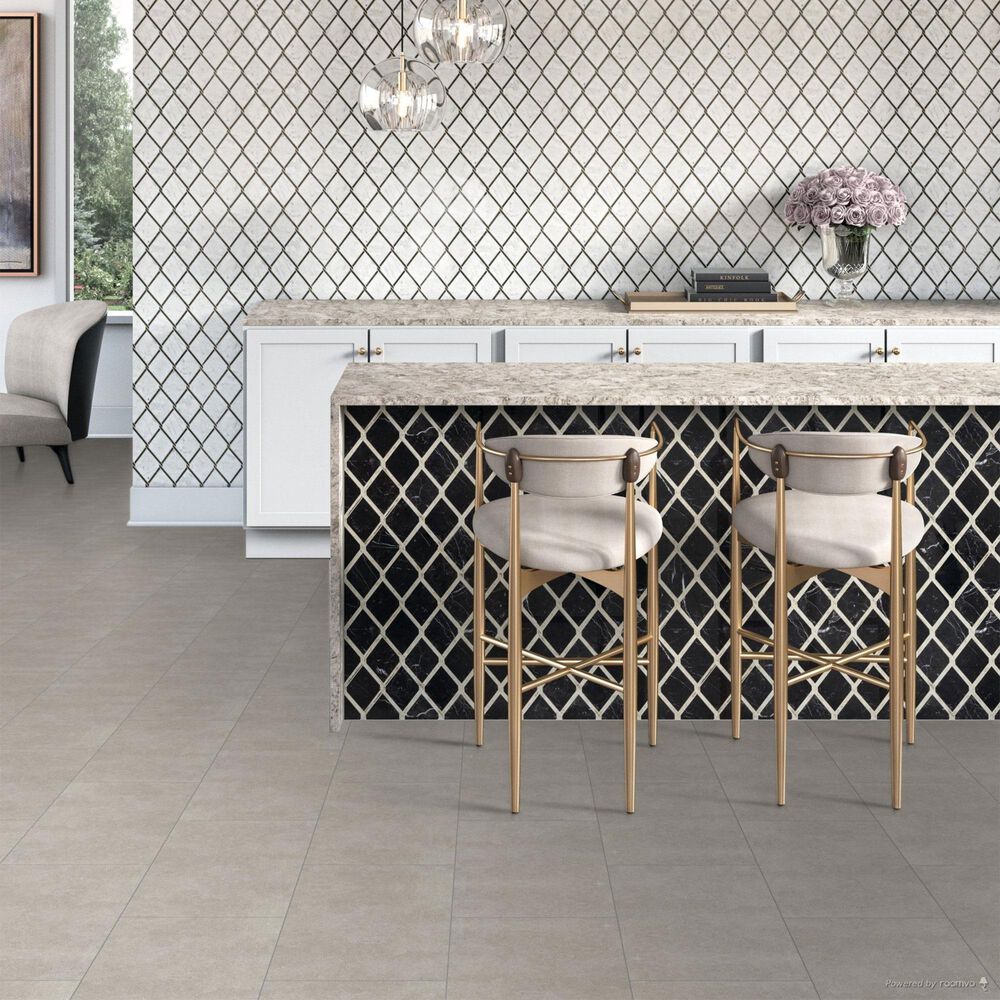 Dal-Tile Haut Monde Elite Grey 12&quot; x 24&quot; Polished Porcelain Tile, , large