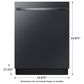 Samsung 24" Built-In Bar Handle Dishwasher in Fingerprint Resistant Matte Black Steel, , large