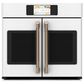 Cafe 30" French-Door Single Wall Oven in Matte White (Handles Sold Separately), , large