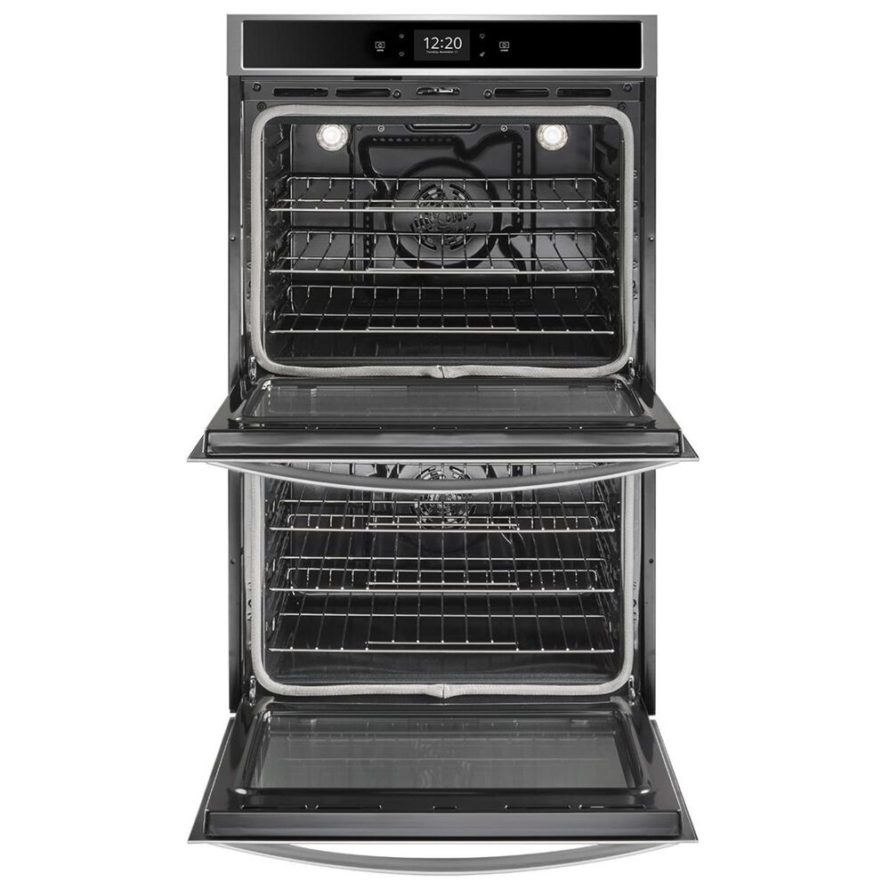 Whirlpool 30&quot; 10 Cu. Ft. Smart Double Wall Oven with True Convection Cooking - Stainless, , large