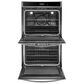 Whirlpool 30" 10 Cu. Ft. Smart Double Wall Oven with True Convection Cooking - Stainless, , large