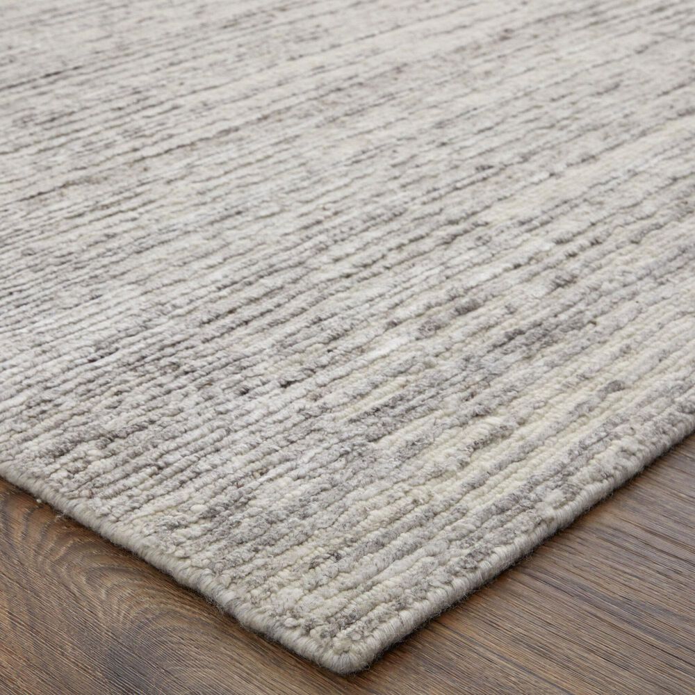 Feizy Rugs Brighton 8&#39; Round Taupe and Ivory Area Rug, , large