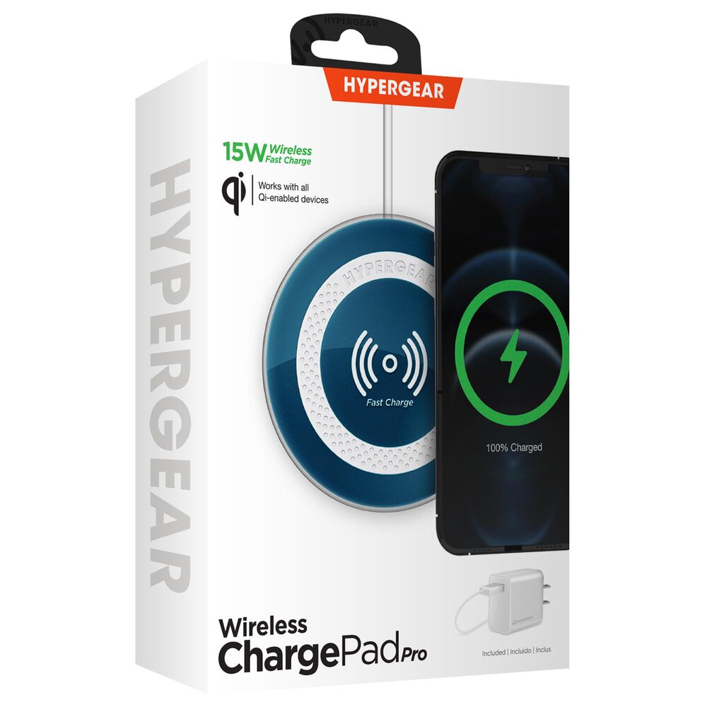 Hypergear ChargePad Pro 15W Wireless Fast Charger in Blue, , large