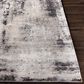 Surya Tuscany TUS-2312 12" x 15" Gray, Charcoal, Black and Ivory Area Rug, , large