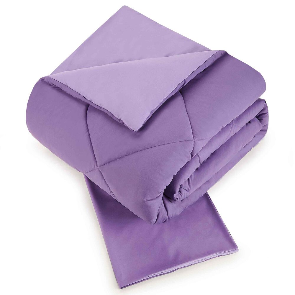 Peking Handicraft Iris 2-Piece Twin/Twin XL Comforter Set in Purple, , large