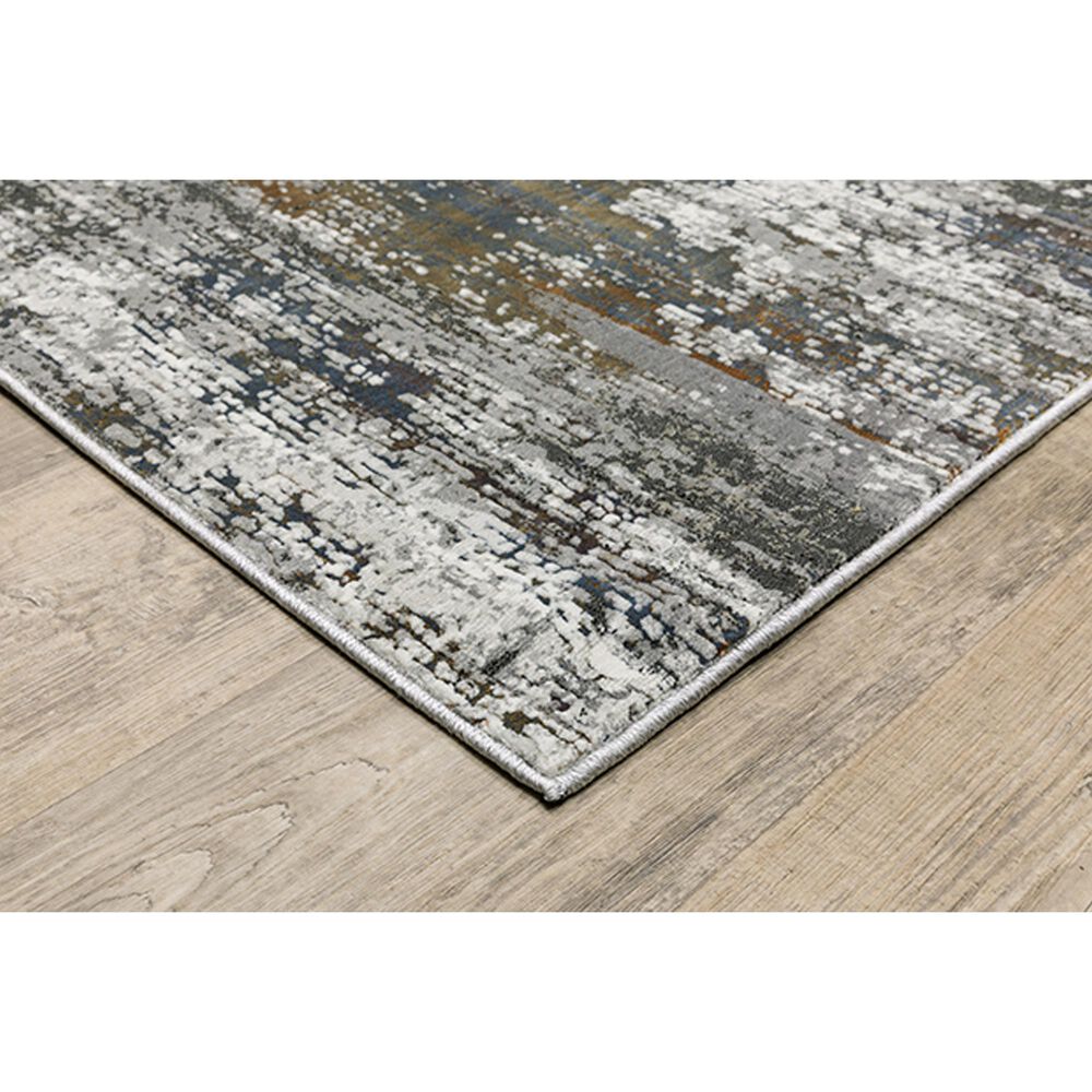 Oriental Weavers Gemini Cryptic 7&#39;10&quot; x 10&#39;10&quot; Charcoal Area Rug, , large