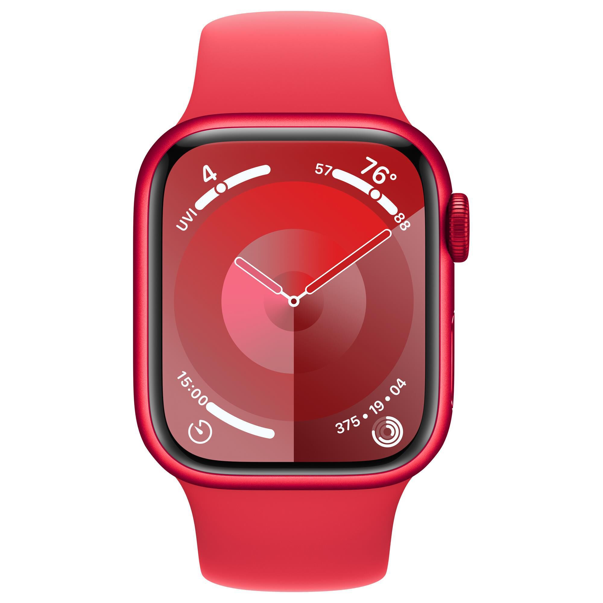 Apple Watch Series 9 GPS 41mm Red Aluminum Case with Red Sport Band - S/M |  Shop NFM