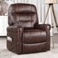 Steve Silver Ottawa Power Lift Recliner with Heat and Massage in Walnut, , large